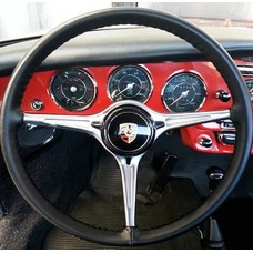 Wheelskins Genuine Leather Steering Wheel Cover - Black One Color